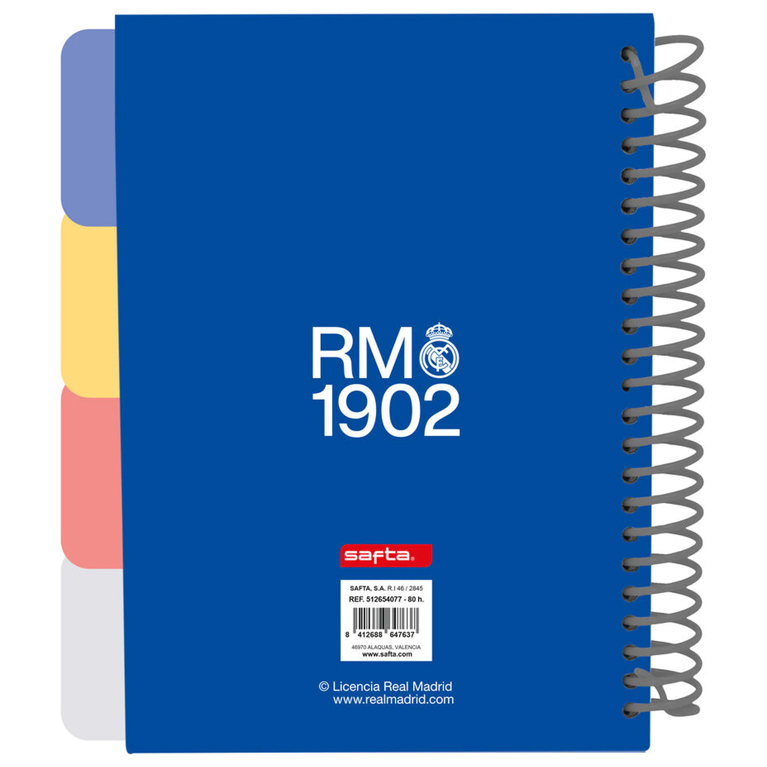 Real Madrid 26/27 A5 notebook product photo