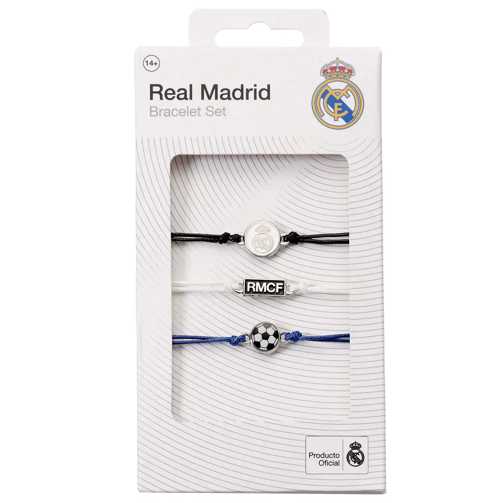 Real Madrid Friendship Set 3 bracelets product photo