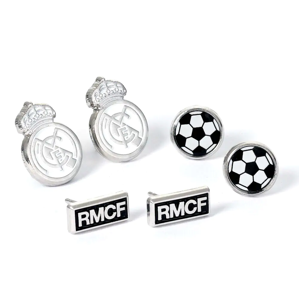 Real Madrid set 3 Pairs of earrings product photo