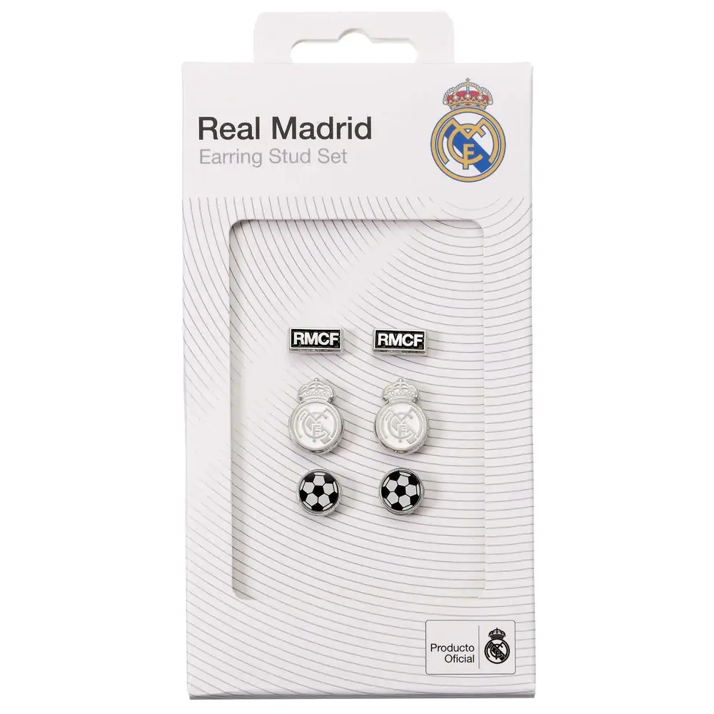 Real Madrid set 3 Pairs of earrings product photo