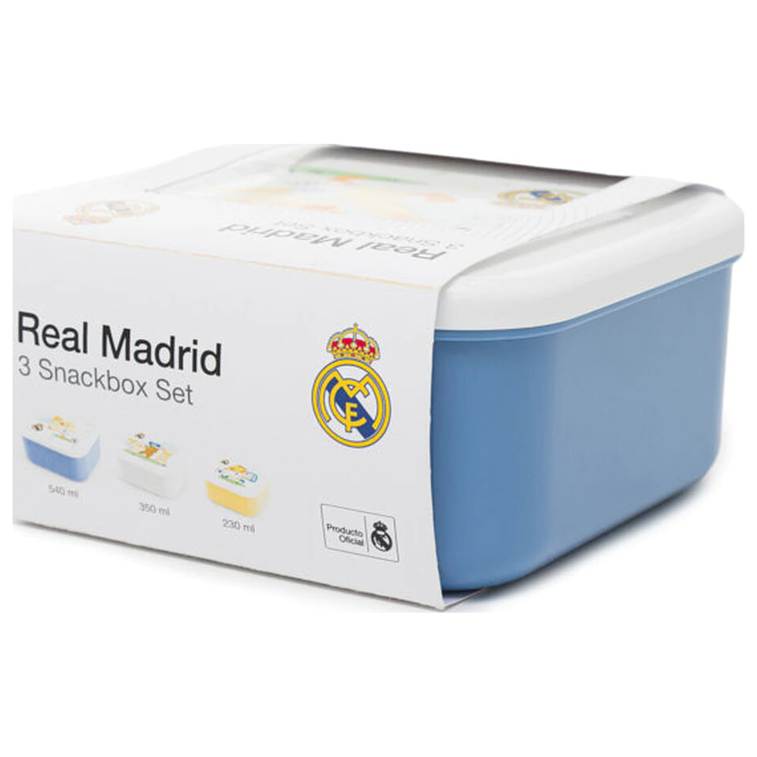 Real Madrid 3 lunch boxes set product photo