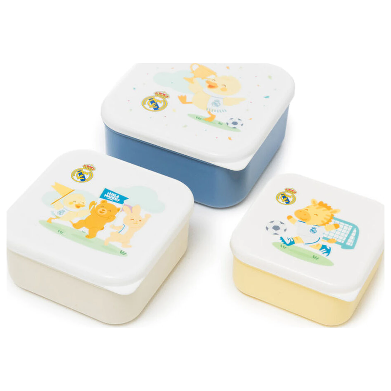 Real Madrid 3 lunch boxes set product photo