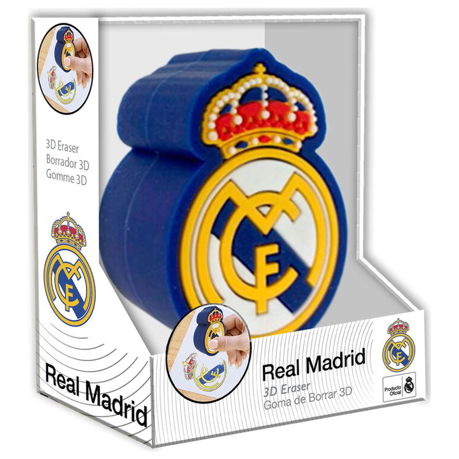 Real Madrid 3D eraser product photo