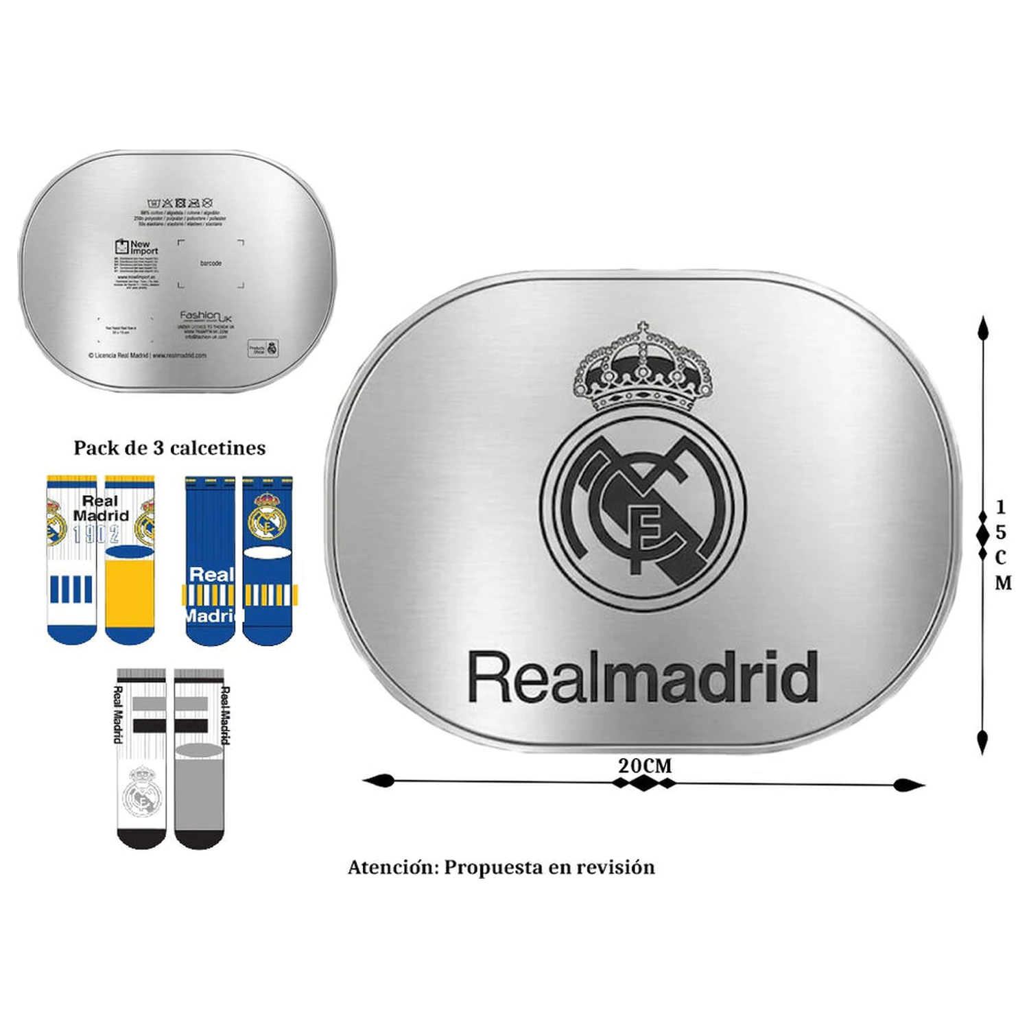 Real Madrid pack 3 socks product photo