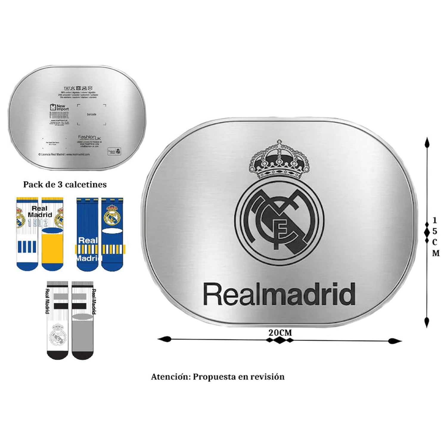 Real Madrid pack 3 socks product photo