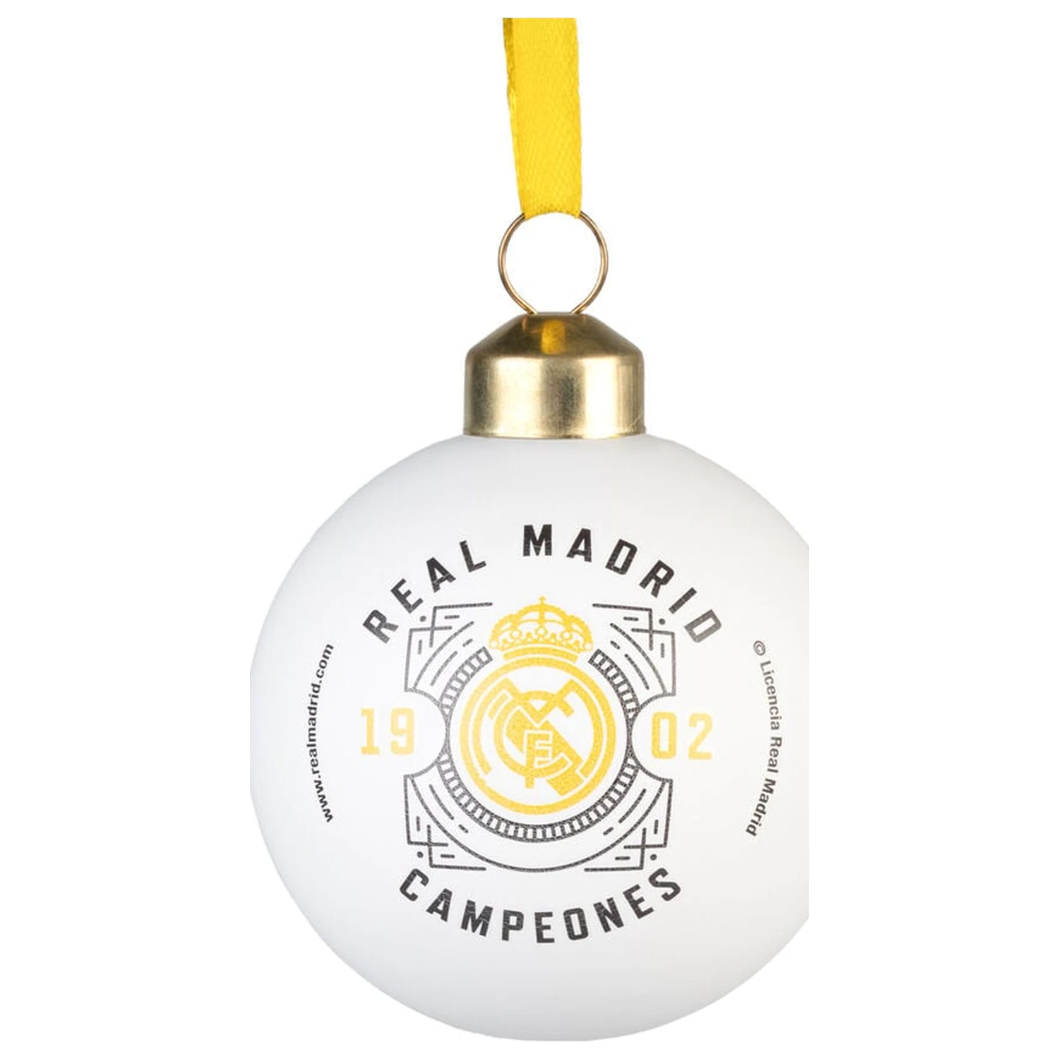 Real Madrid set of 4 Christmas baubles product photo