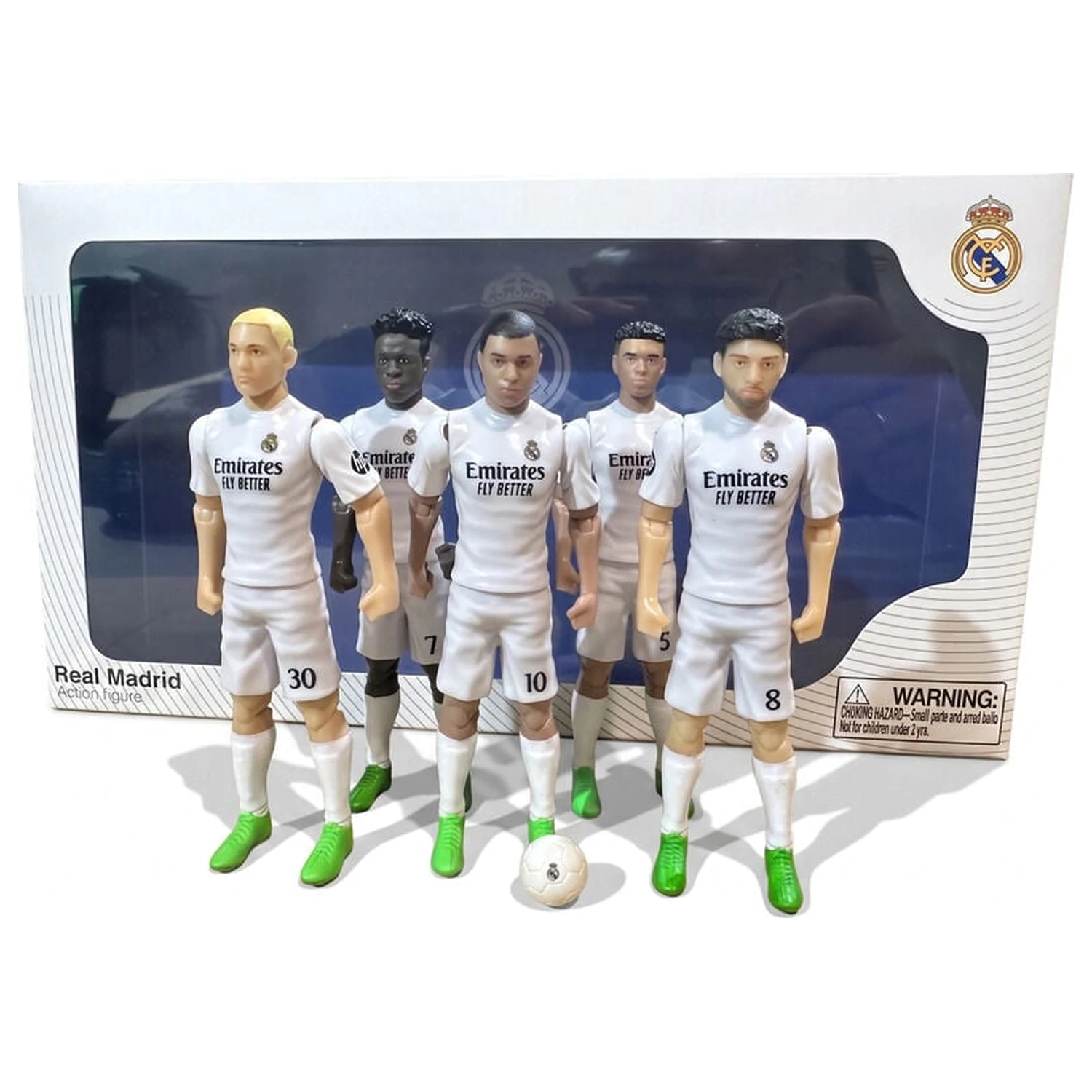 Real Madrid set of 5 figures 10cm product photo