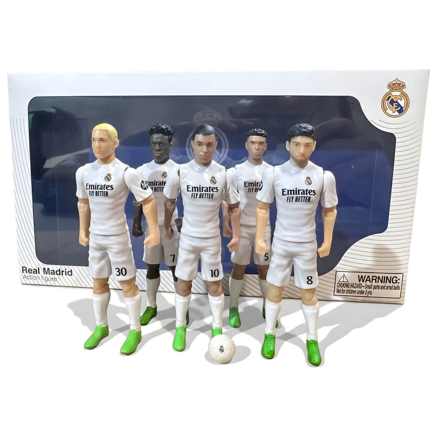 Real Madrid set of 5 figures 10cm product photo
