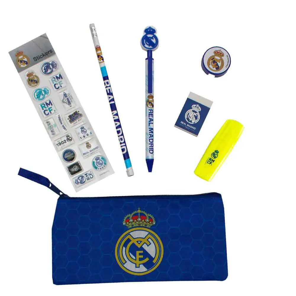 Real Madrid stationery set 7pcs product photo
