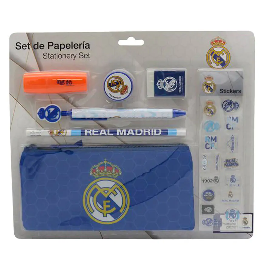 Real Madrid stationery set 7pcs product photo