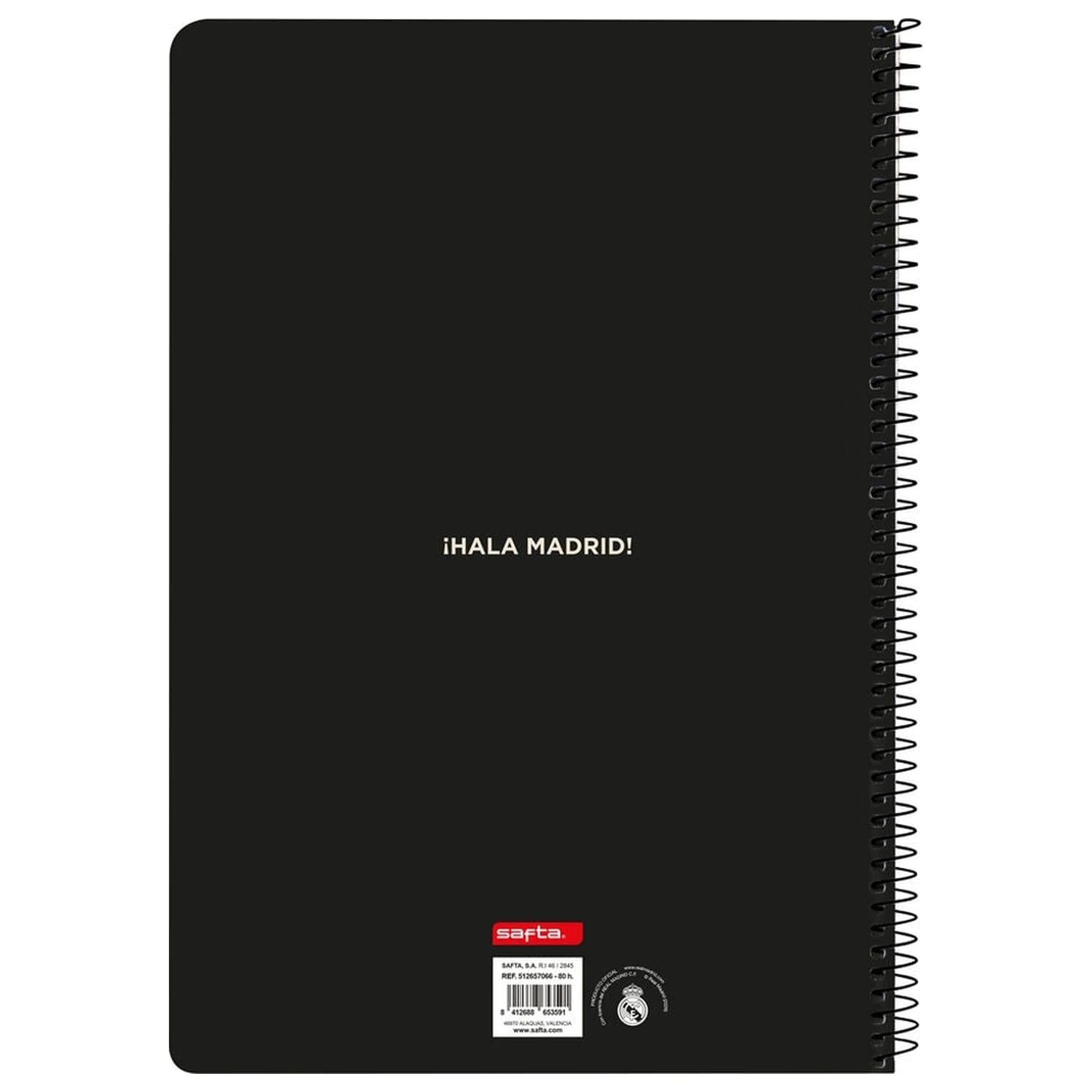 Real Madrid notebook A4 product photo