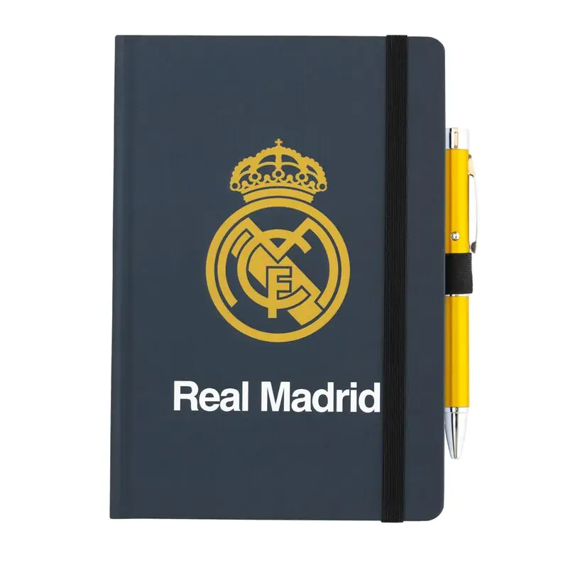 Real Madrid A5 premium notebook + projector pen termékfotó