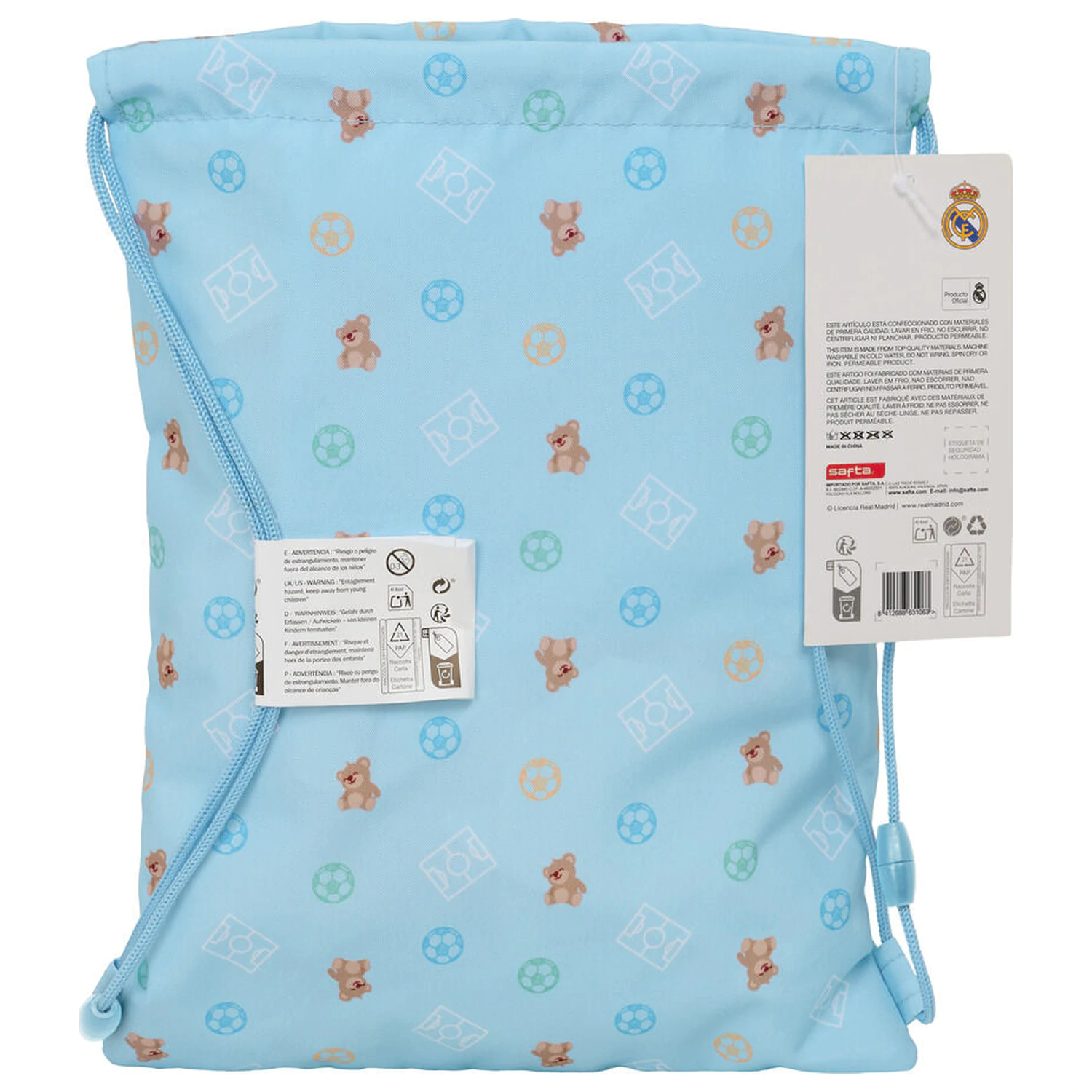 Real Madrid Baby gym bag 34cm product photo