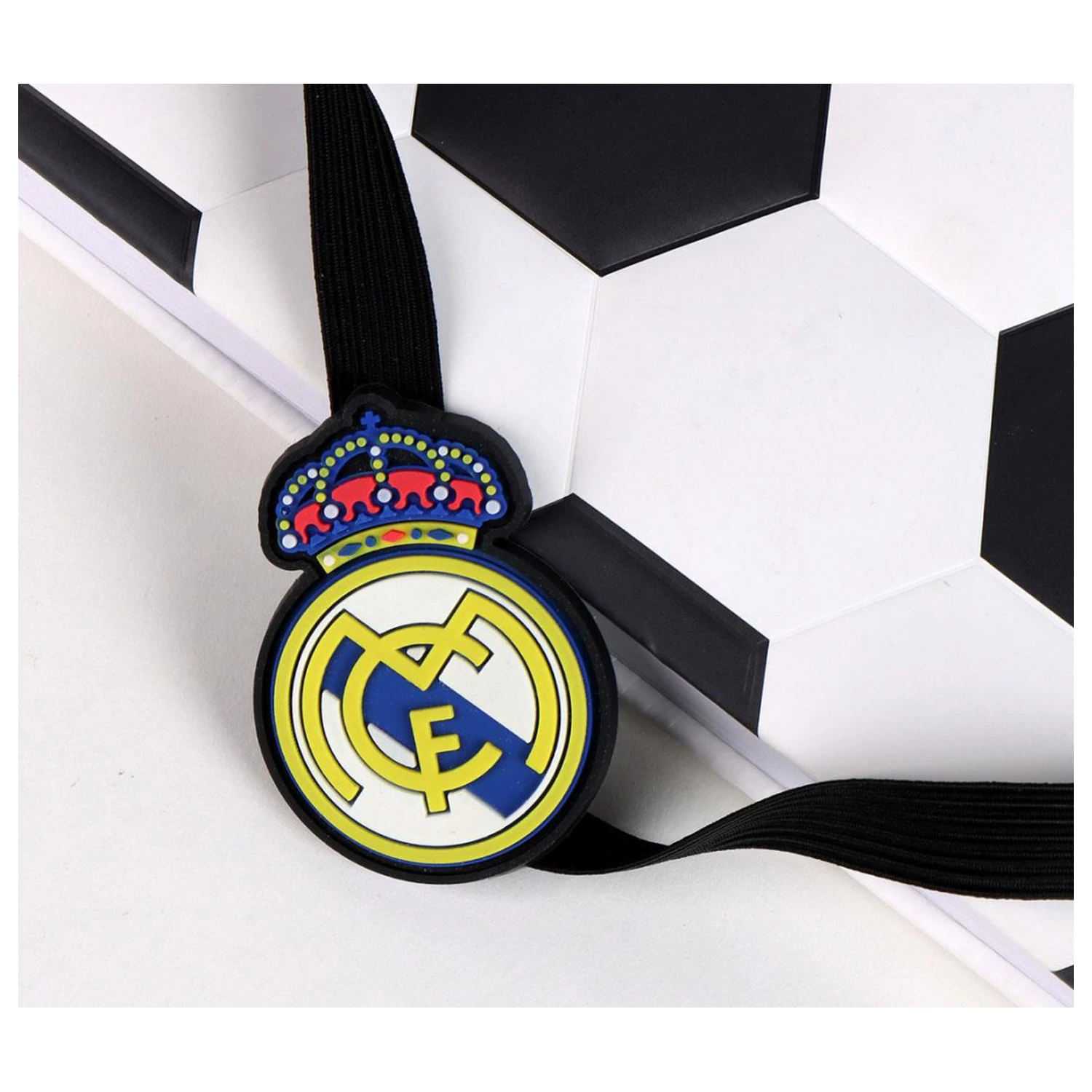 Real Madrid Ball Padded Notebook, Lined Notebook product photo