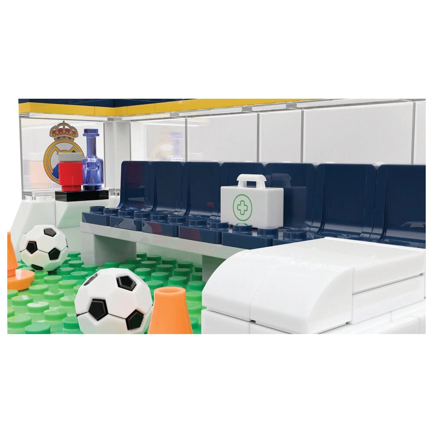 Real Madrid bench set with figures 184pcs product photo