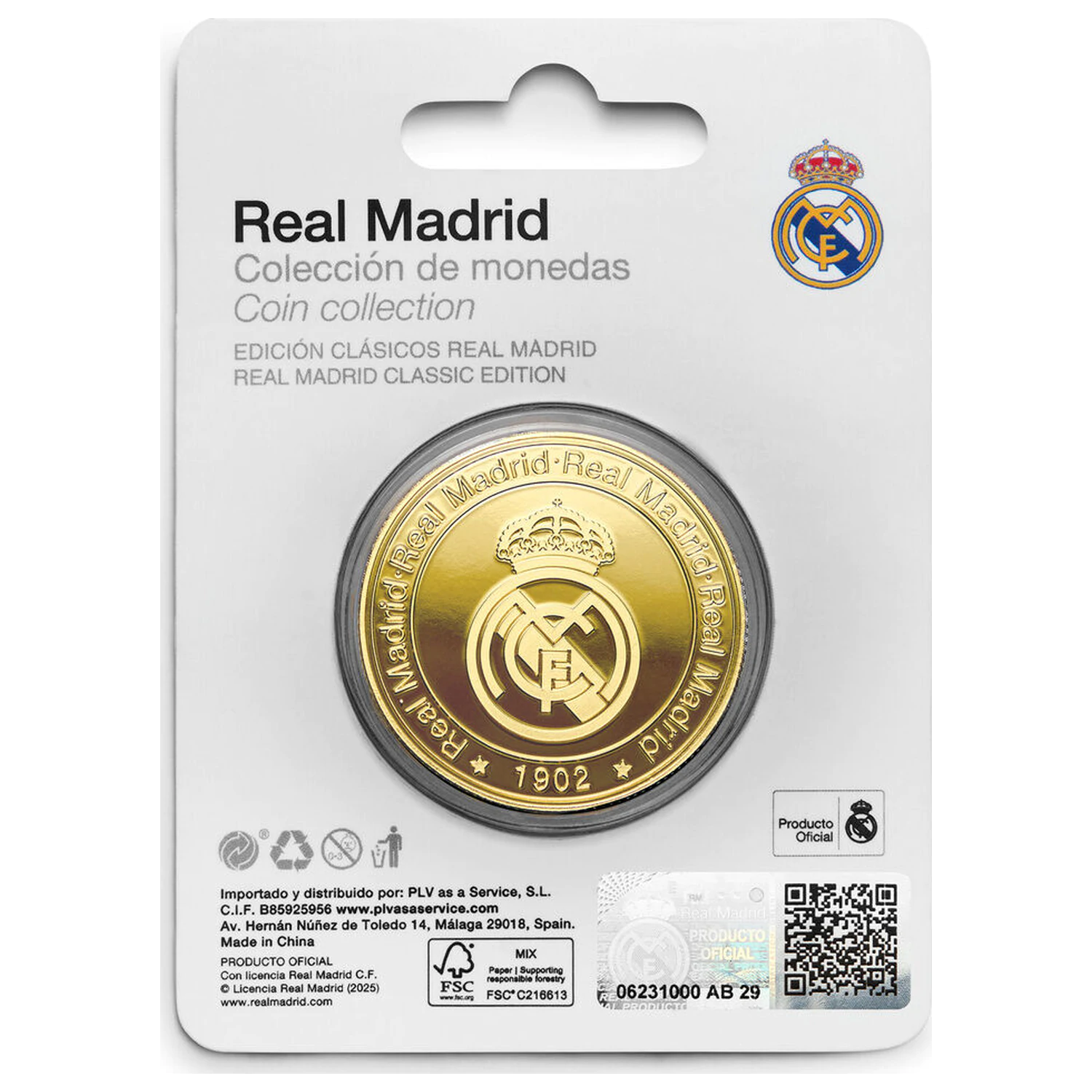 Real Madrid Berbabeu commemorative coin product photo
