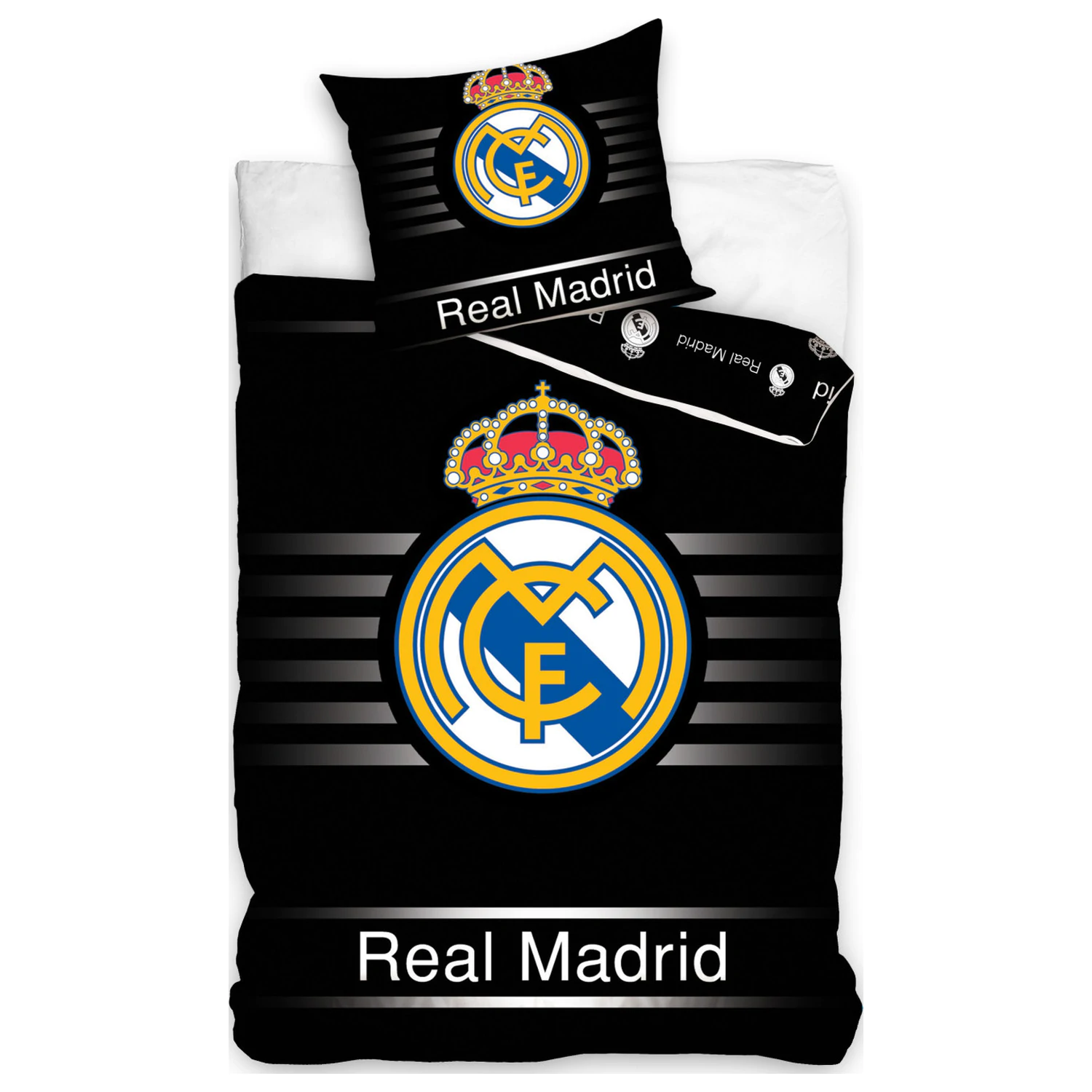 Real Madrid Black duvet cover set product photo