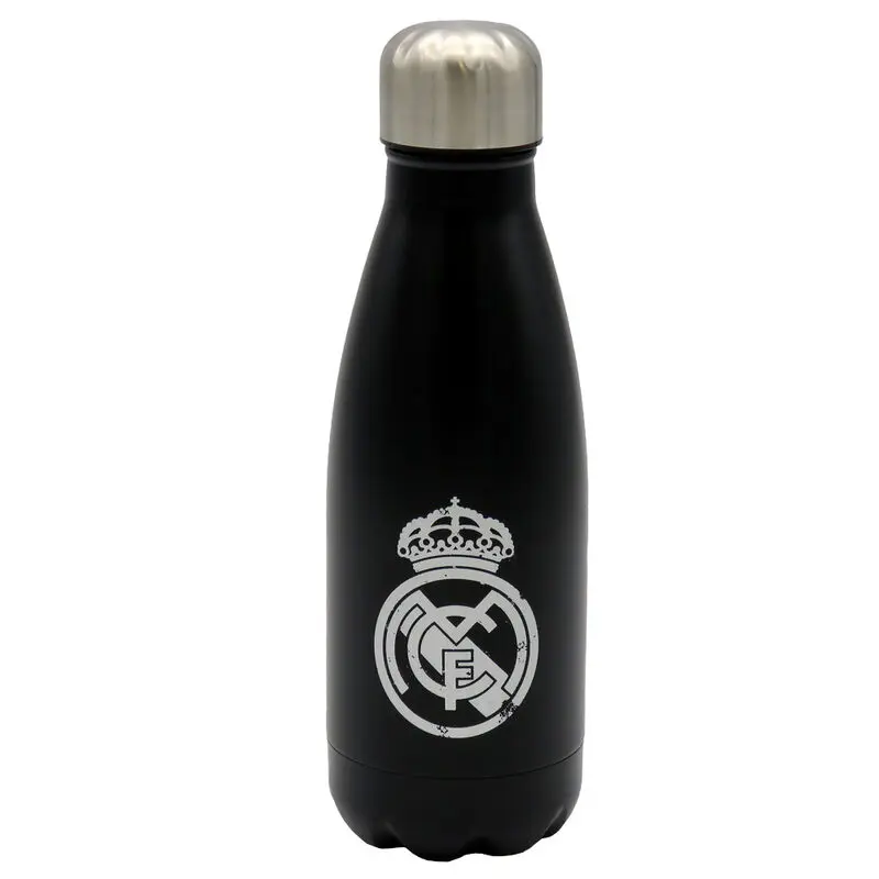 Real Madrid black stainless steel bottle 550ml product photo