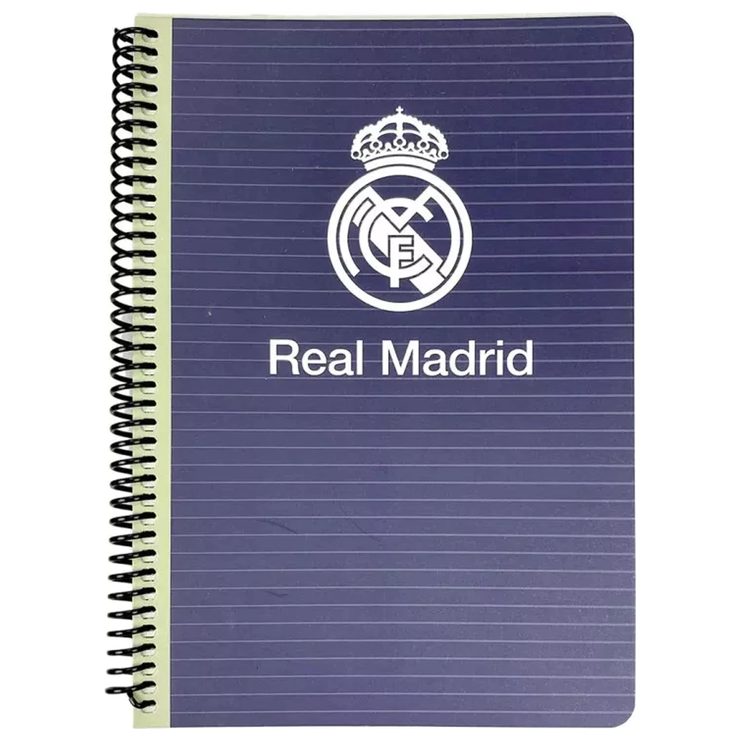 Real Madrid Blue B/5 Lined Spiral Notebook 70 Sheets product photo