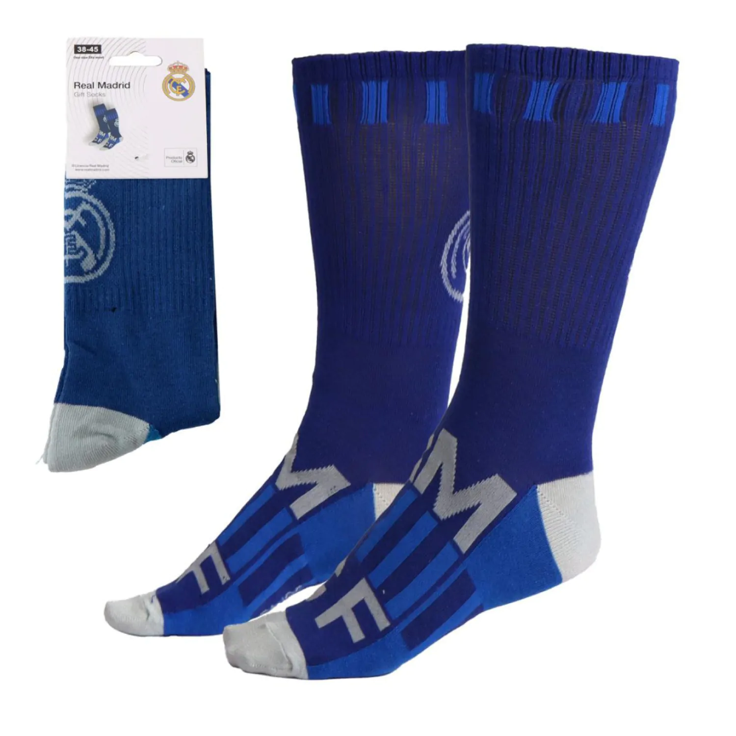 Real Madrid Blue Socks 38-45 product photo