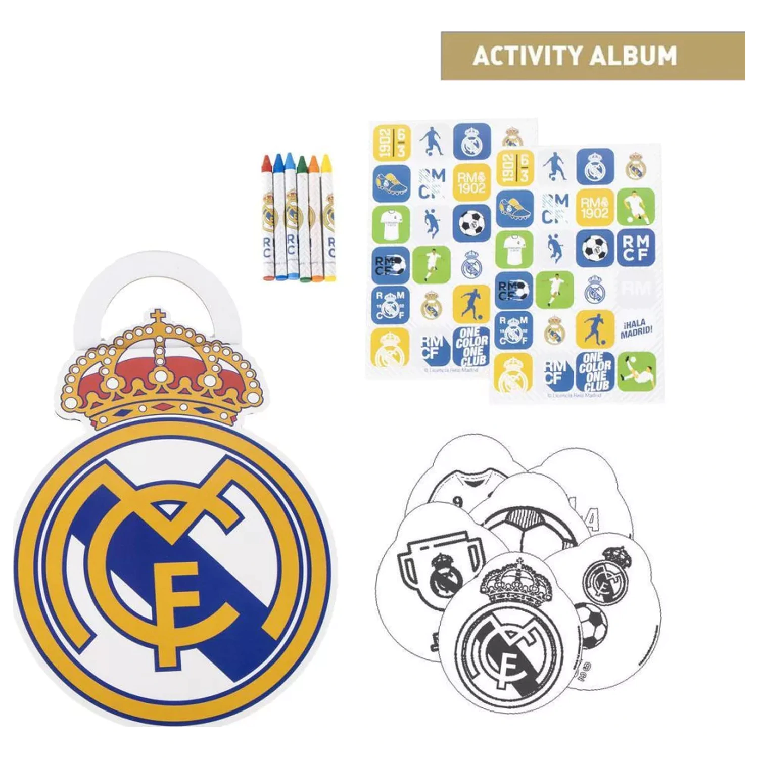 Real Madrid Crown Coloring and Activity Set product photo