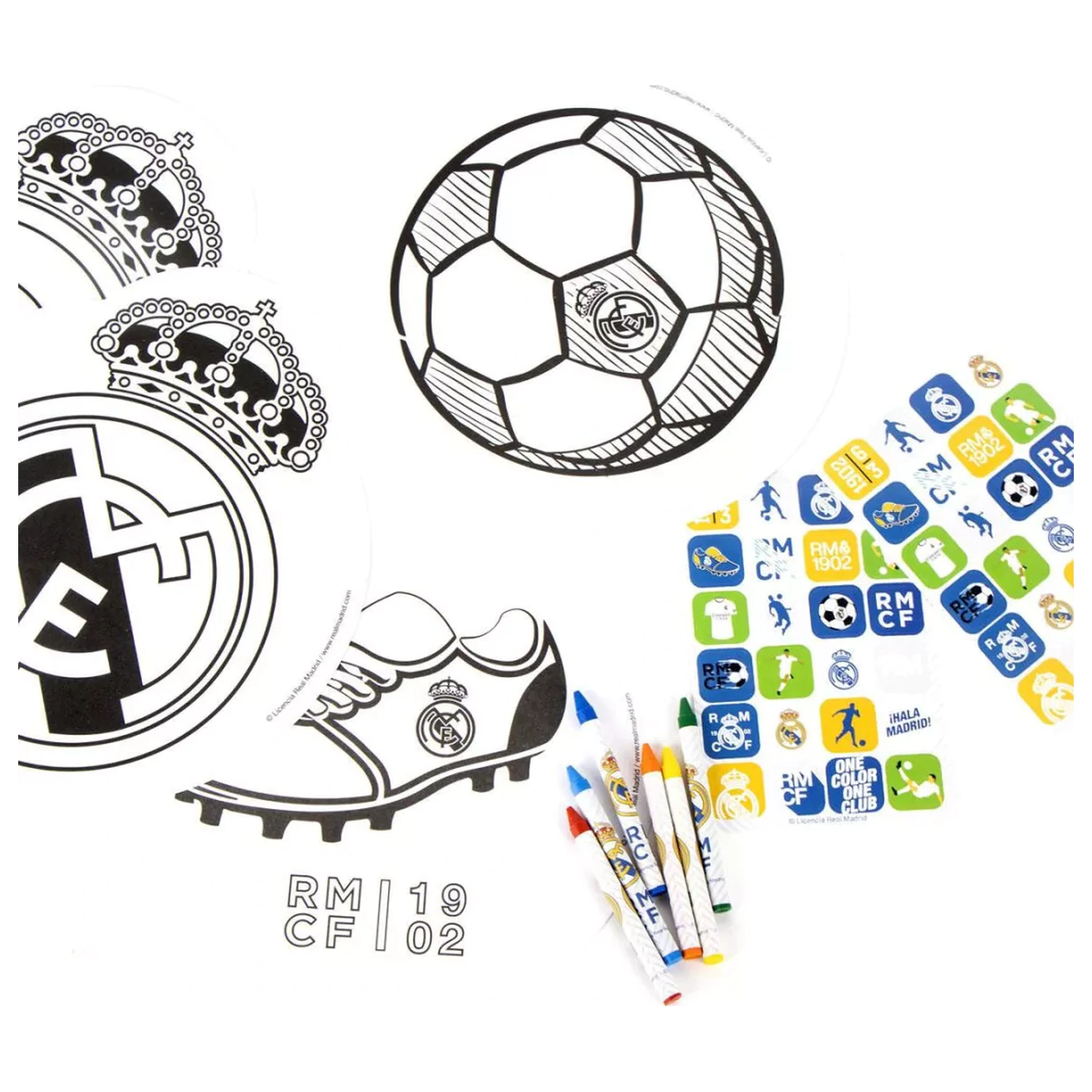 Real Madrid Crown Coloring and Activity Set product photo