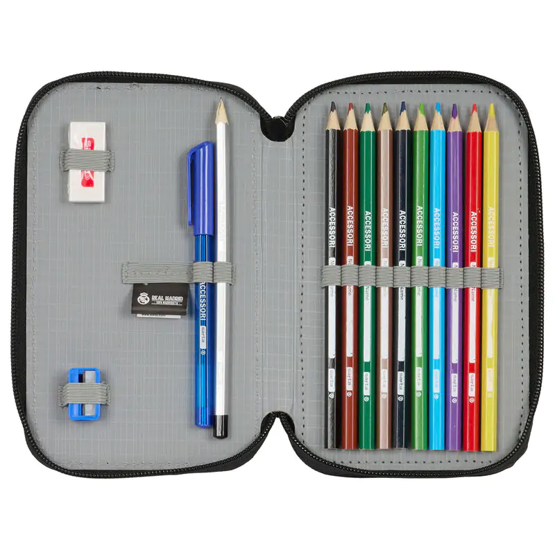 Real Madrid double pencil case 28pcs product photo