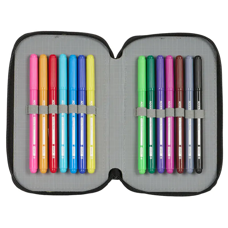 Real Madrid double pencil case 28pcs product photo