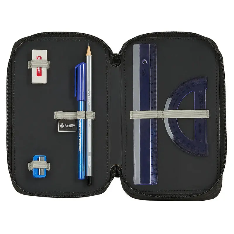 Real Madrid double pencil case 36pcs product photo