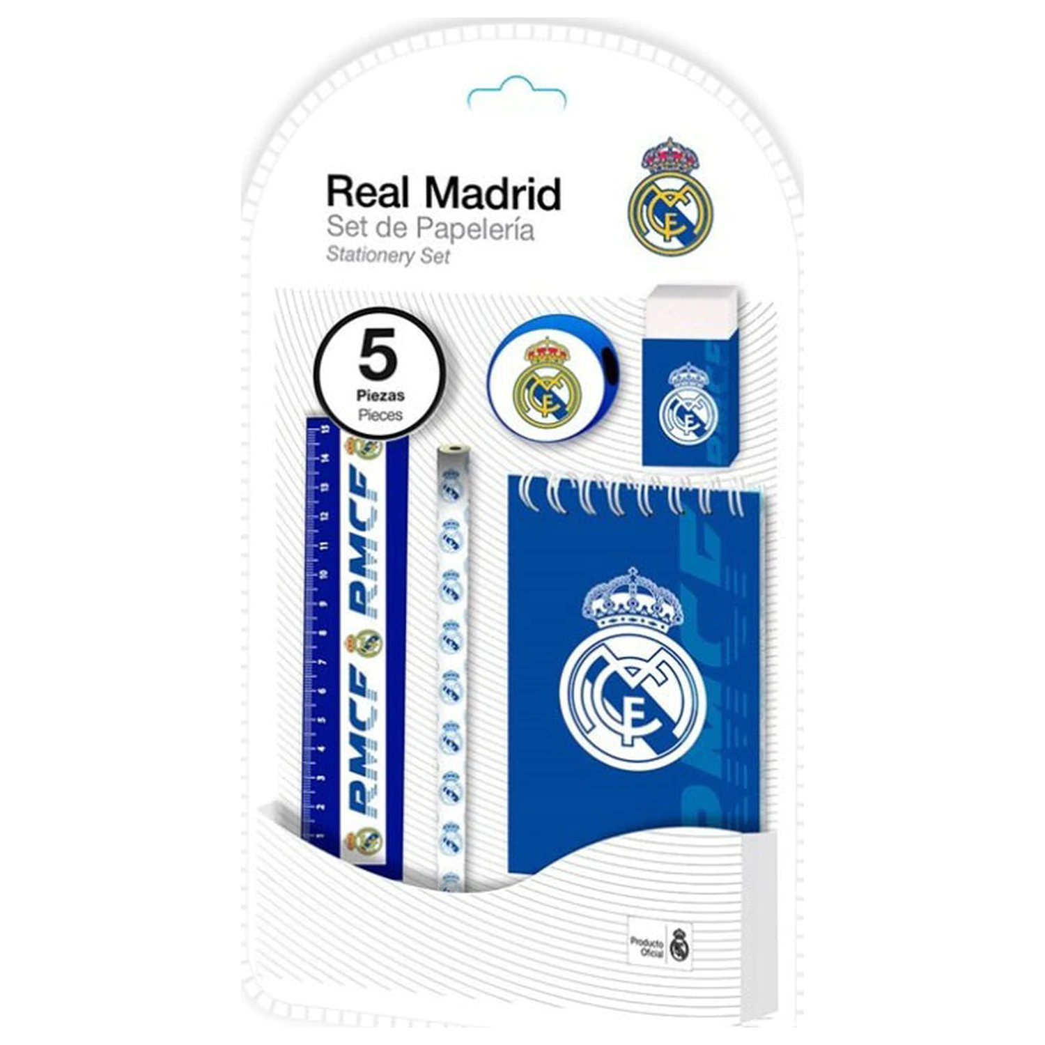 Real Madrid Emblem Stationery Set, 5-Piece product photo