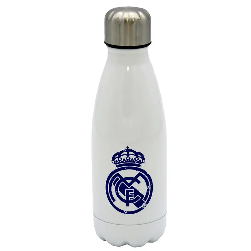 Real Madrid white stainless steel bottle 550ml product photo
