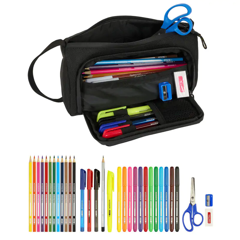 Real Madrid filled pencil case with drop-down pocket product photo