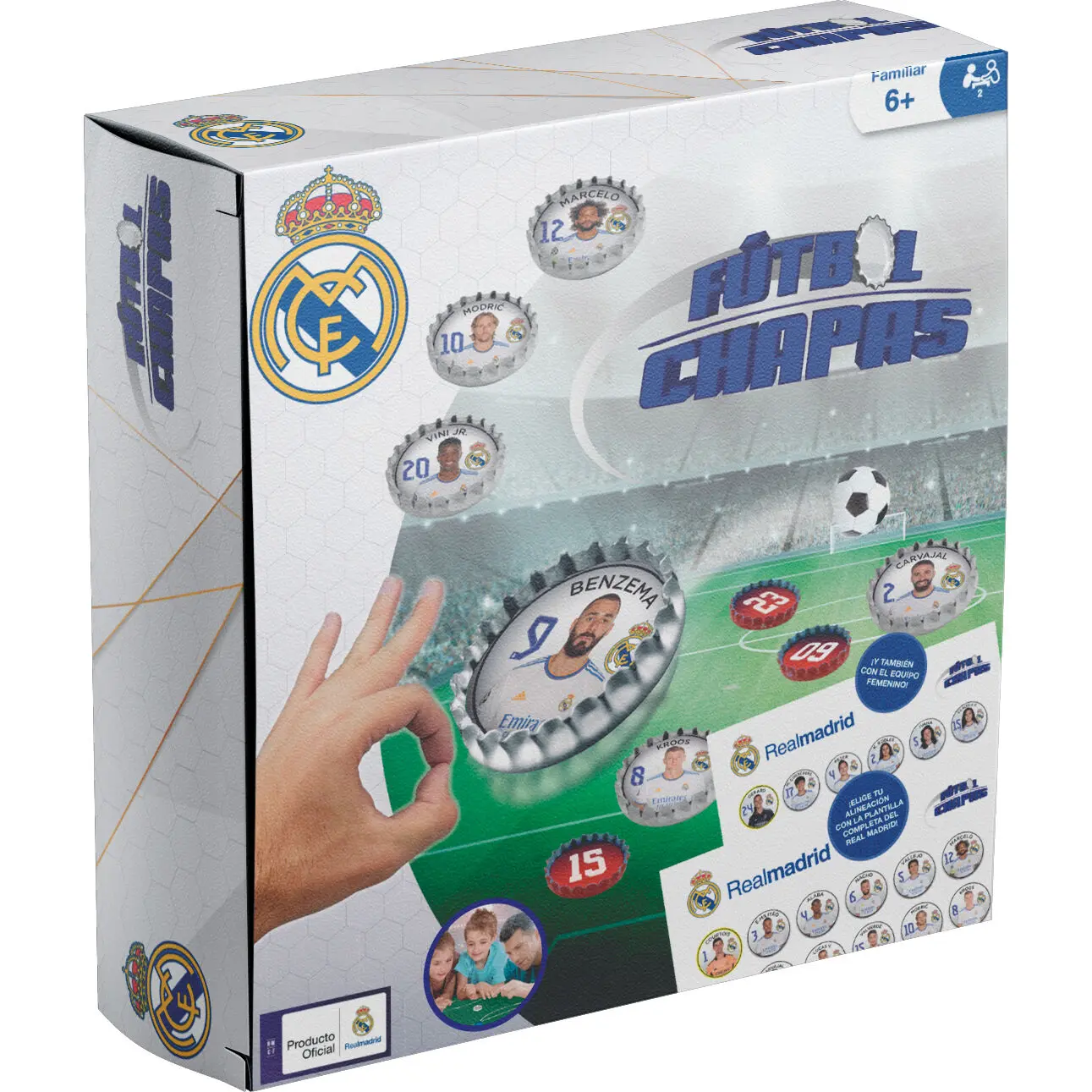 Real Madrid bottle cap game product photo