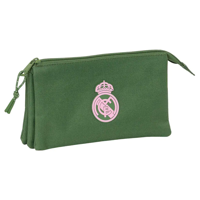 Real Madrid green triple pencil case product photo