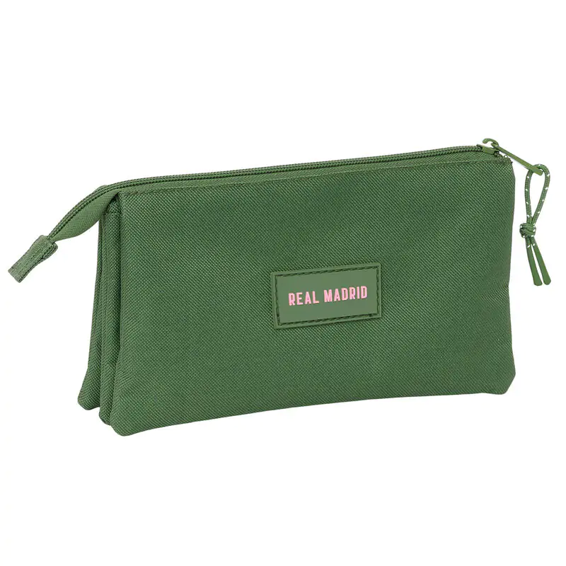 Real Madrid green triple pencil case product photo