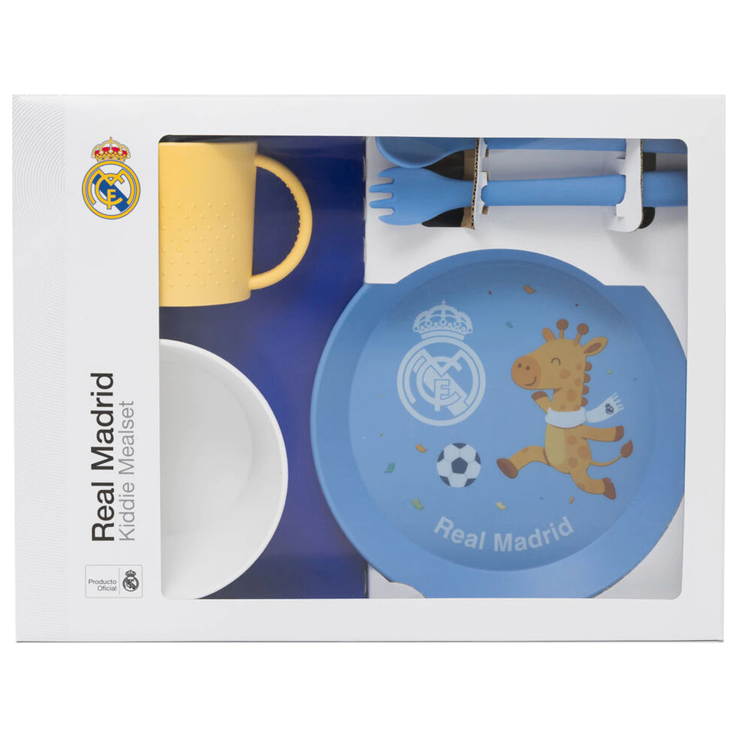 Real Madrid children's dinnerware set product photo