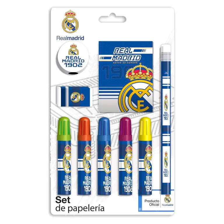 Real Madrid stationery set 9pcs product photo
