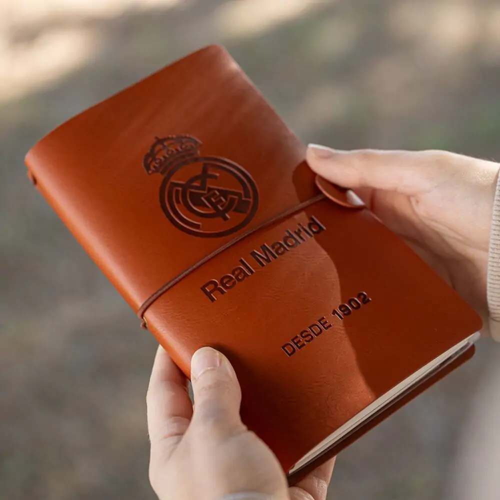 Real Madrid travel notebook product photo