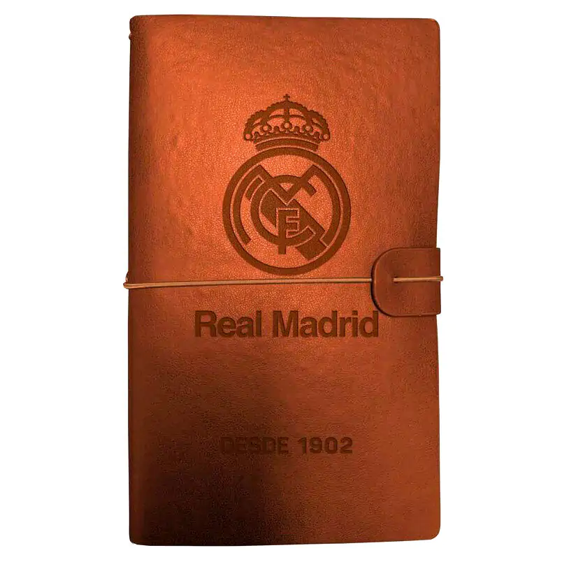 Real Madrid travel notebook product photo