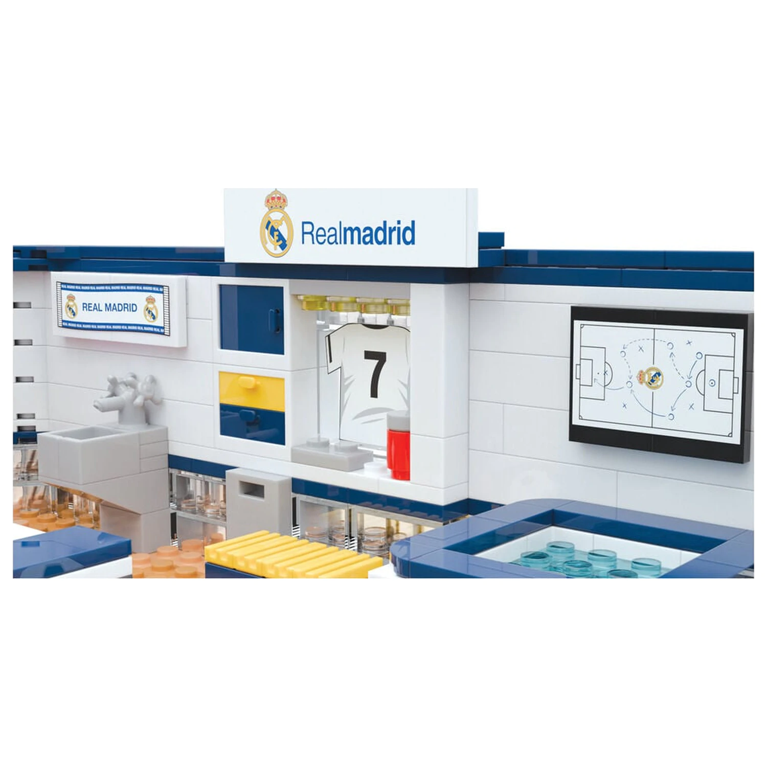 Real Madrid locker room set with figure 439pcs product photo