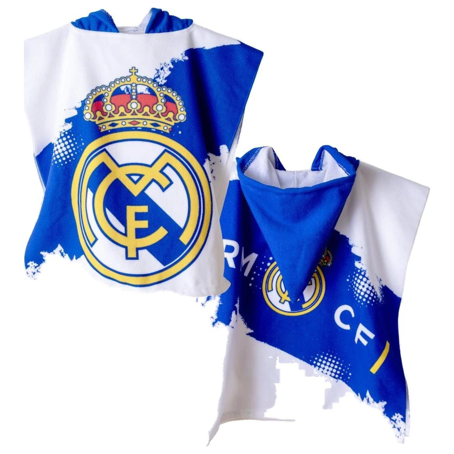 Real Madrid microfiber poncho towel product photo