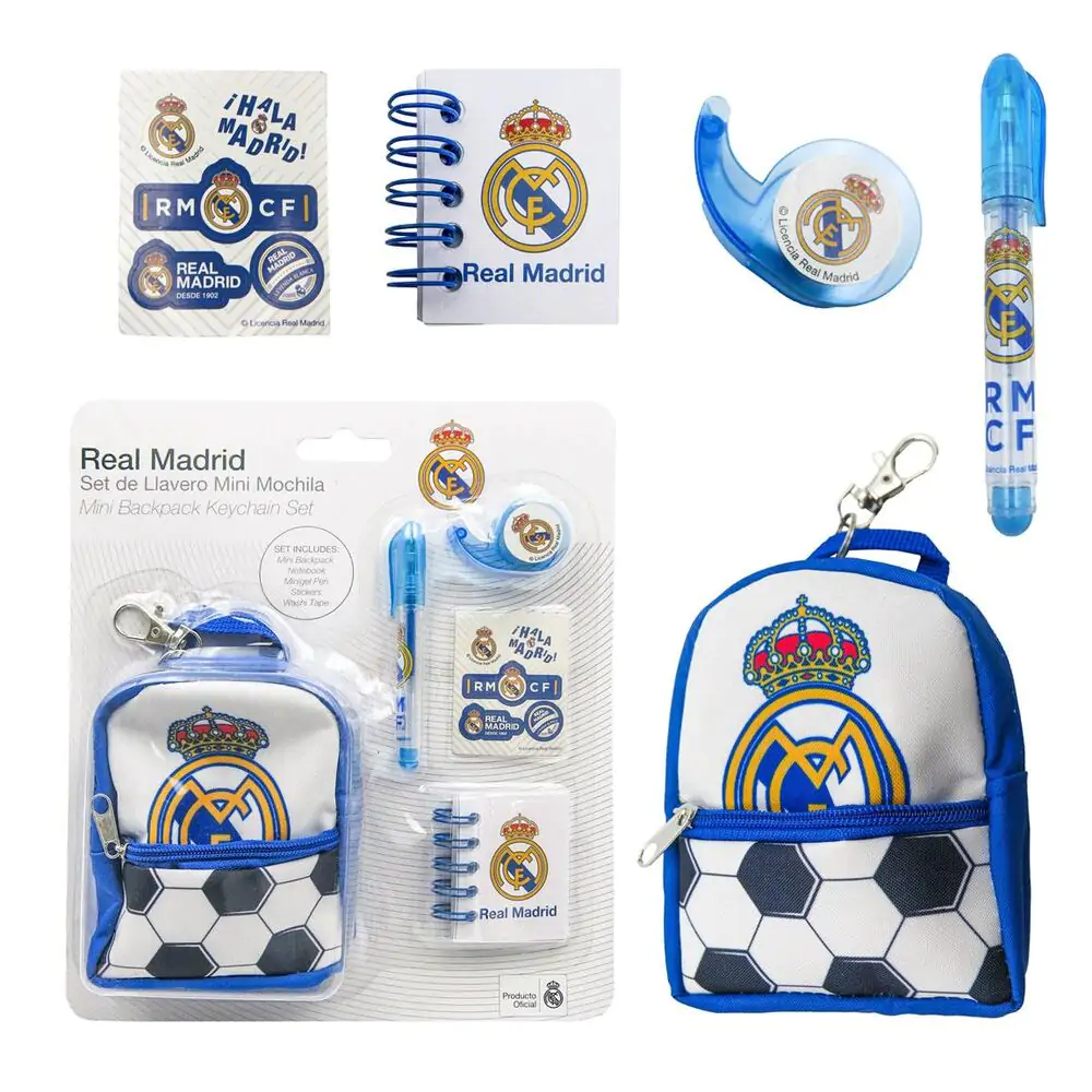 Real Madrid Stationery mini backpack set product photo
