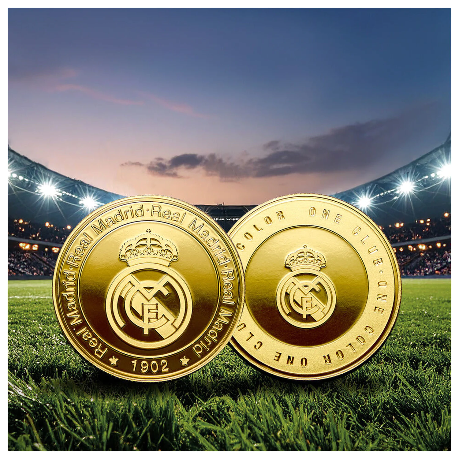 Real Madrid One Color One Club commemorative coin product photo