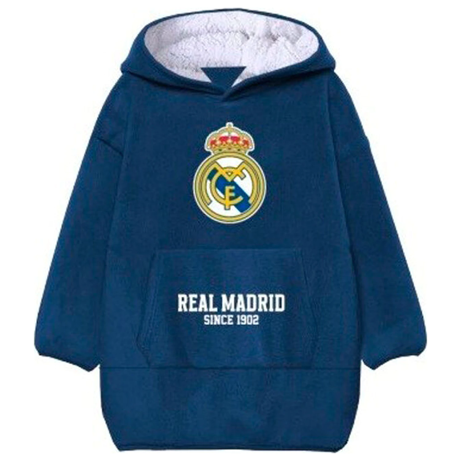 Real Madrid oversize sweatshirt coat adult product photo
