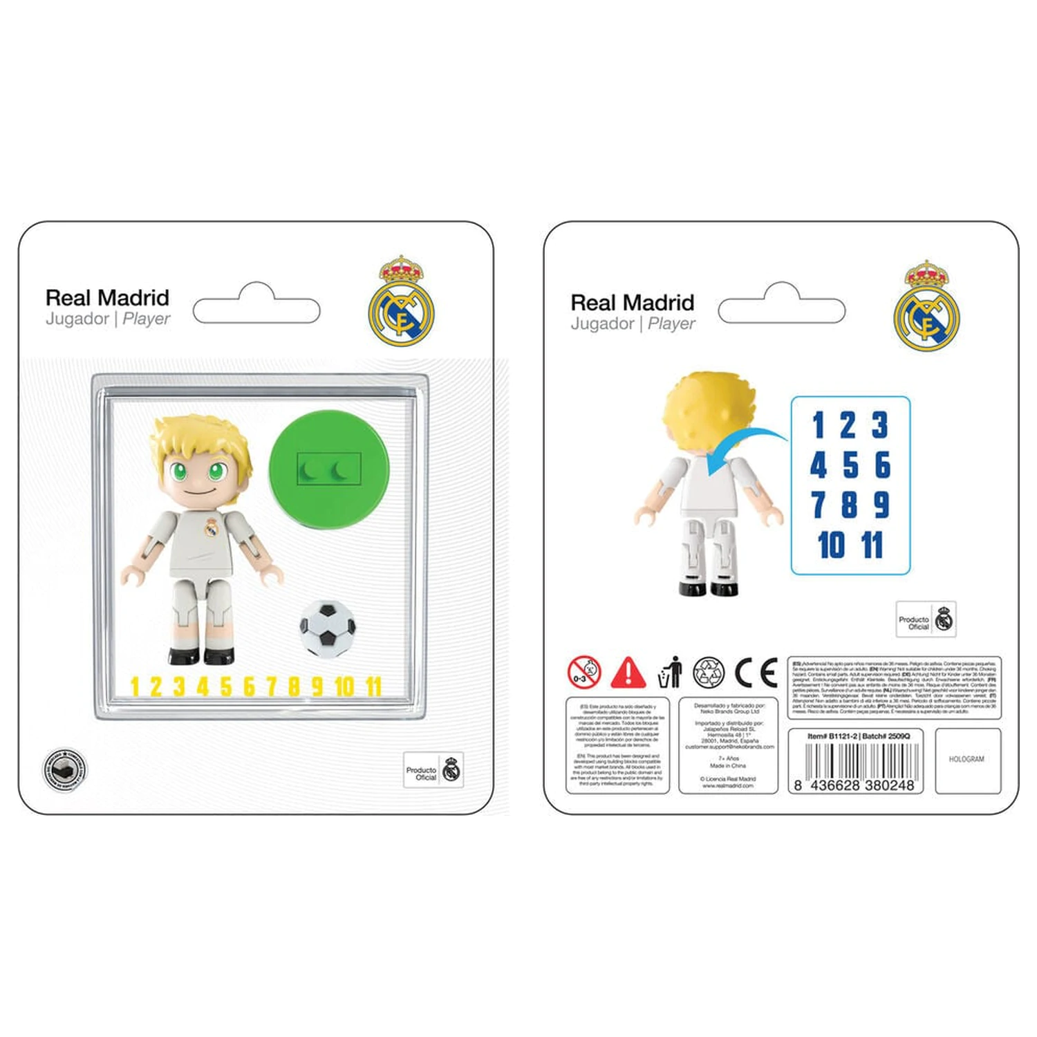 Real Madrid player figure 4cm product photo