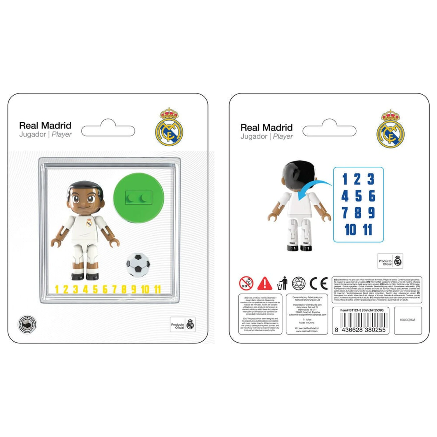 Real Madrid player figure 4cm product photo