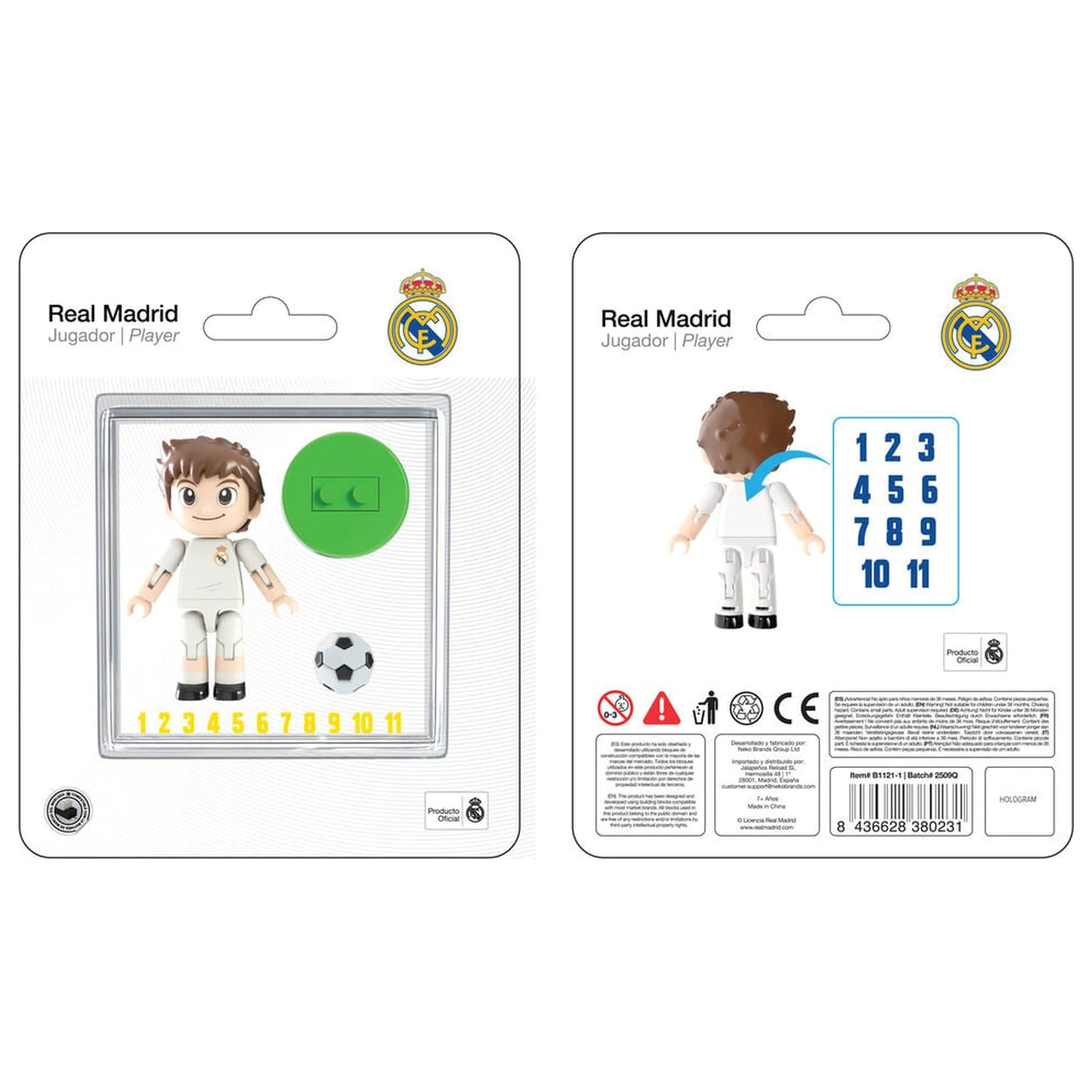 Real Madrid player figure 4cm product photo