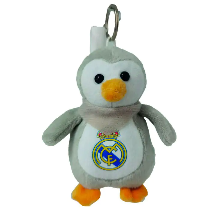 Real Madrid penguin plush key ring termékfotó