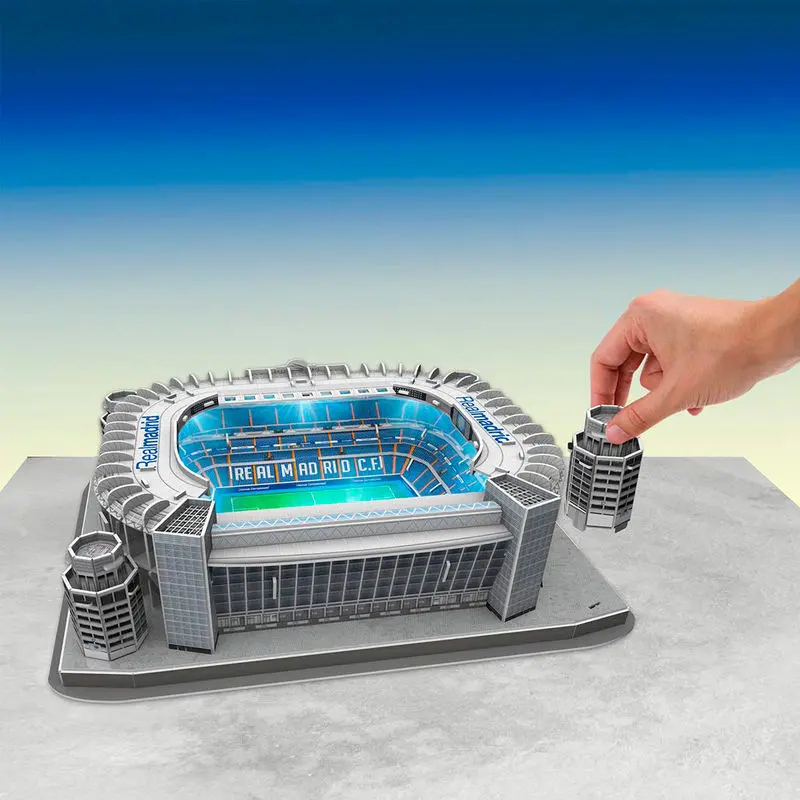 Real Madrid Santiago Bernabeu stadium 3D puzzle led product photo