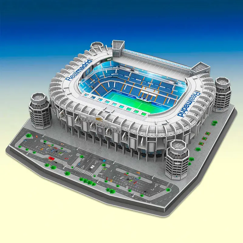 Real Madrid Santiago Bernabeu stadium 3D puzzle led product photo